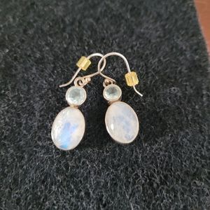 Moonstone Sterling Silver Earrings